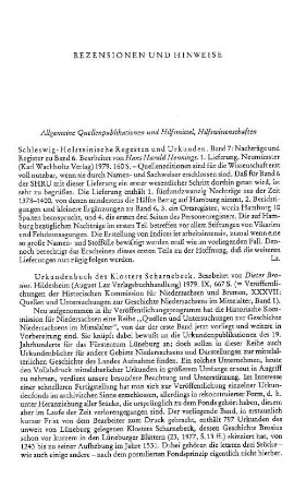 Schleswig-Holsteinische Regesten und Urkunden, Band 7, Nachträge und Register zu Band 6, bearbeitet von Hans Harald Hennings : Neumünster, Wachholtz, 1979