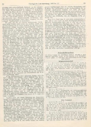 Zeitschriftenschau