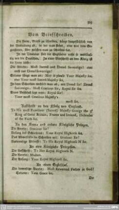 Vom Briefschreiben