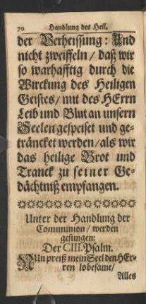 Der CIII. Psalm.