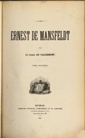 Ernest de Mansfeldt, 2