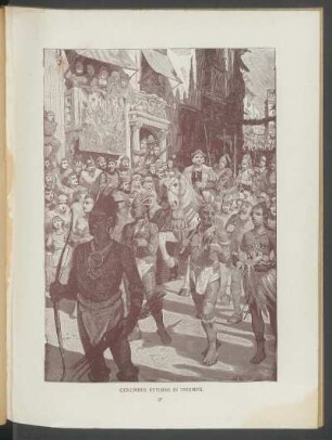 Columbus returns in triumph. - [Illustration]