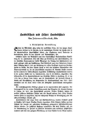 Handelsschule und Höhere Handelsschule