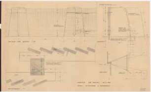 Garten Dr. Bruns, Asslar: Lattenwand und Rankgerüst Detailplan 1:10, 1:1