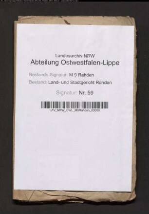 Teilung des Ströher Bruchs unter die Gemeinden Dielingen und Wehdem