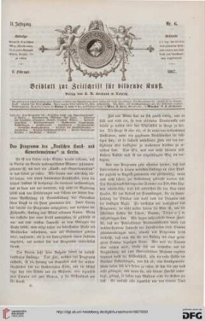 Heft 6 (8. Februar 1867)