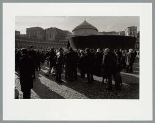 Richard Serra, Naples, Piazza del Plebiscito mit Blick auf San Francesco di Paola, Neapel