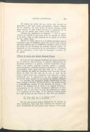 "Versos de amor", por Arturo Gimenez Pastor