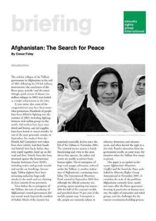 Afghanistan : the search for peace