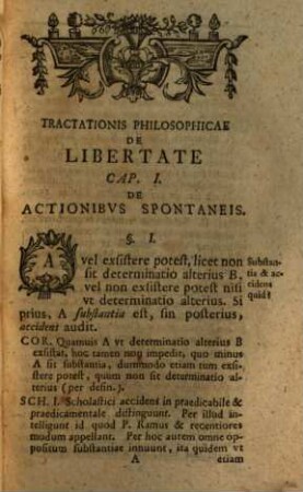 Tractatus philosophicus de libertate