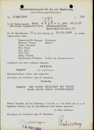 Wagner, Paul