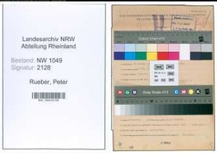 Entnazifizierung Peter Rueber , geb. 29.10.1910 (Statiker)