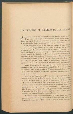 Un escritor al servicio de los demás