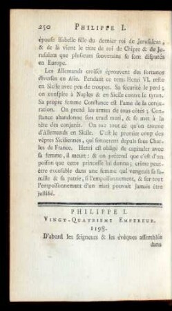 Philippe I. Vingt-Quatrieme Empereur.
