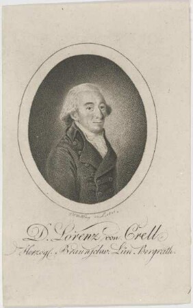 Bildnis des Lorenz von Crell