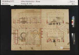 Röstanlage mit H. H. Rundofen 6000 mm Herddurchschnitt und Dwightapparat 4750 mm Durchschnitt