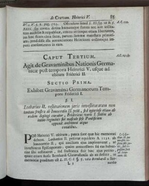 Caput Tertium.