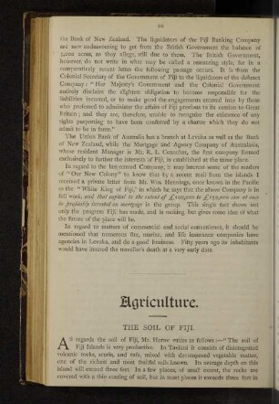 Agriculture.