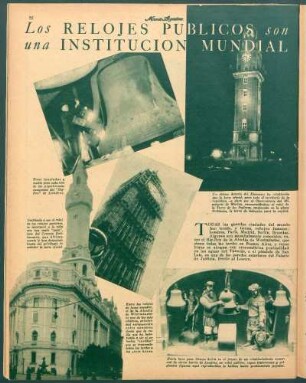 Los relojes públicos son una institución mundial : Expresa Benigno Herrero Almada