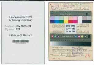 Entnazifizierung Richard Hillebrandt , geb. 01.05.1897 (Zeichnungsregistrator)
