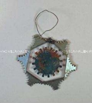 Christbaumschmuck: Eisenschrott (Stern)