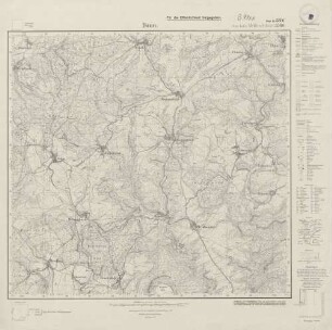 5806 (alte Nr.: 3360) Daun, Meßtischblatt (4cm - Karte)