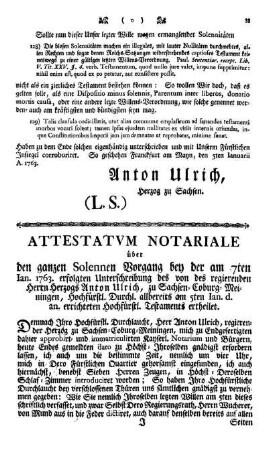 Attestatum notariale