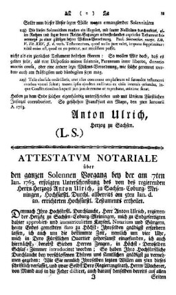 Attestatum notariale