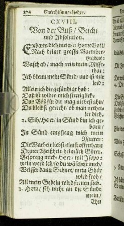 Von der Buß/ Beicht und Absolution.