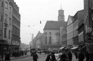 Augsburg: Maximilianstraße und Moritzplatz