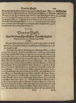 XVII. Von der Busse