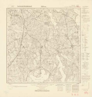 2292 (alte Nr.: 903) Ribben, Meßtischblatt (4cm - Karte)
