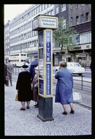 Strassenb.-Haltestelle 30.4.63.