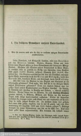 I. Die frühern Bewohner unsers Vaterlandes