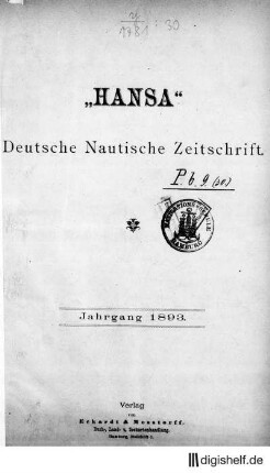 1893: 30. Jahrgang