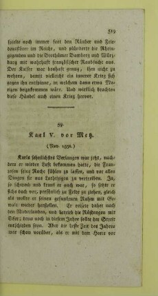 59. Karl V. vor Metz. (Nov. 1552.)