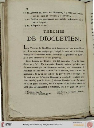 Thermes de Diocletien