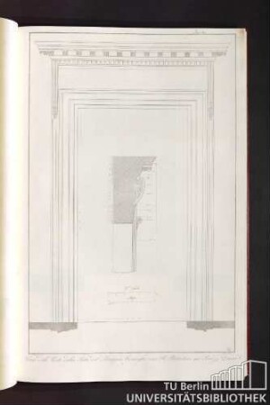 Tav. 30 Una delle Porte della sala del Maggior Consiglio ora R. Biblioteca nel Palazzo Ducale