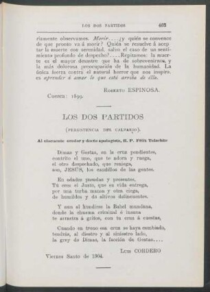 Los dos partidos