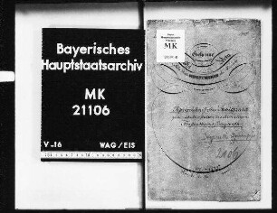 Bayreuth. Gymnasium. Passivreichnisse des Staatsärars zu den Schulanstalten des ehem. Fürstentums Bayreuth.