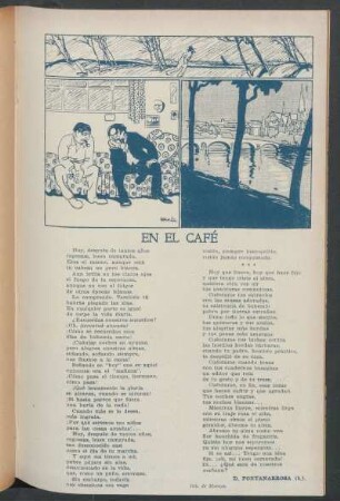 En el café