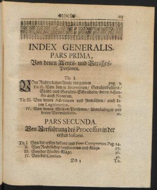 Index Generalis.