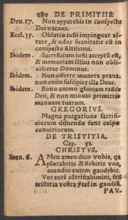 De Tristitia. Cap. 51.