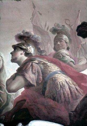 Alexander wirft sich vor Jaddus nieder