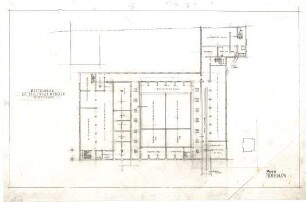 Gsaenger, Gustav; München; Hallenbad - Grundriss Keller