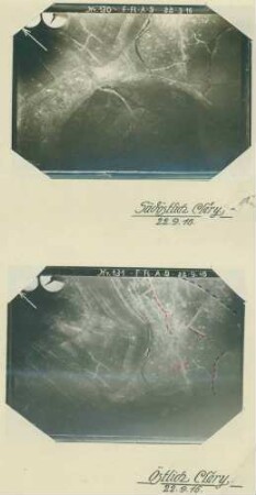 2 Fotos der Gelände südöstlich und östlich von Cléry(-sur-Somme) (Luftbilder)