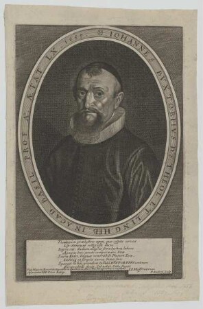Bildnis des Iohannes Bvxtorffivs
