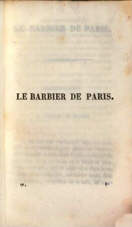 Oeuvres complètes de Ch. Paul de Kock. 38, Le Barbier de Paris ; t. 4