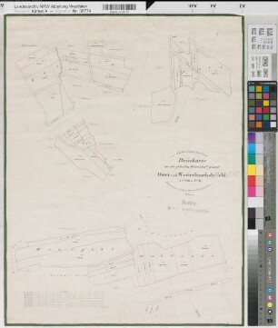 Darup (Nottuln), Teilung des Oster- und Westerbaarholzer Feldes, Bl. 3 Reinkarte