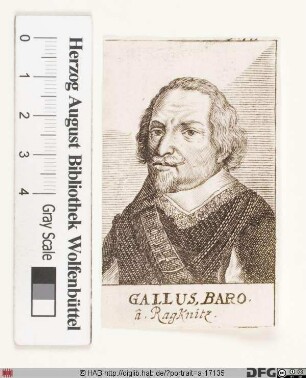 Bildnis Gallus Frhr. von Racknitz (Rägknitz)